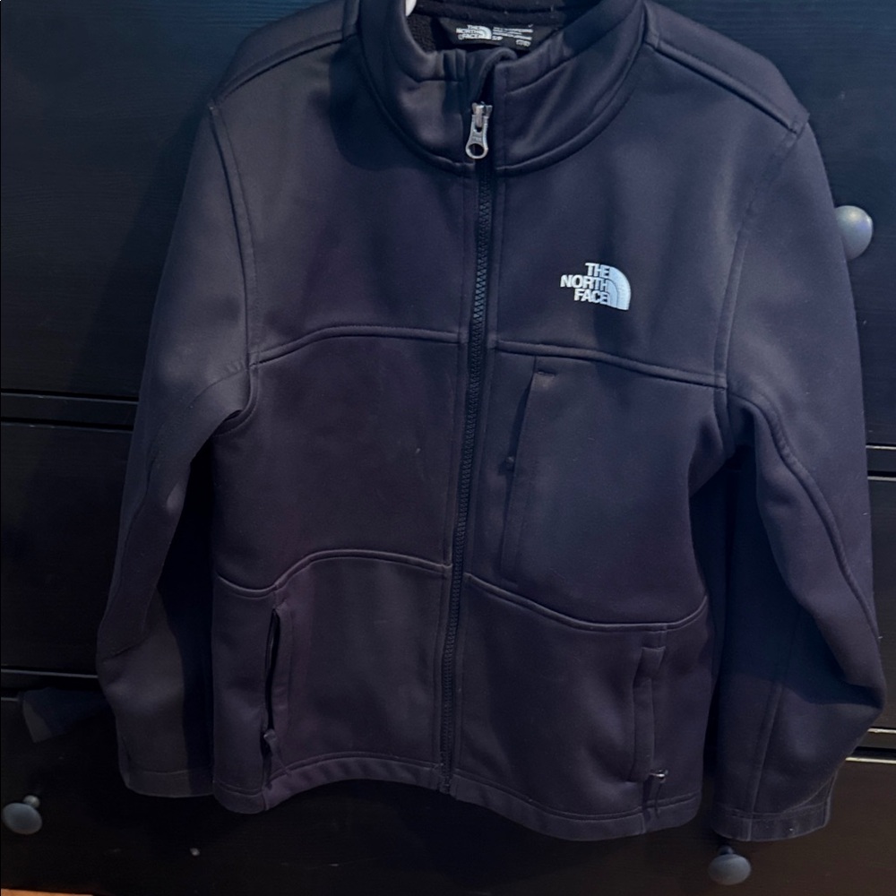 The North Face Kids Black Softshell Jacket